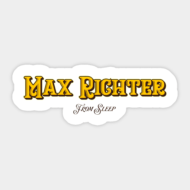 Max Richter From Sleep Sticker by Delix_shop